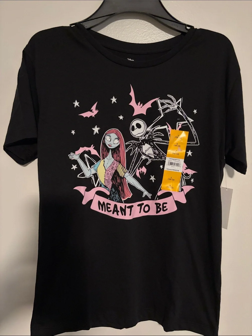Disney Kids Black 'Meant To Be' Graphic Tee with Pink Accents